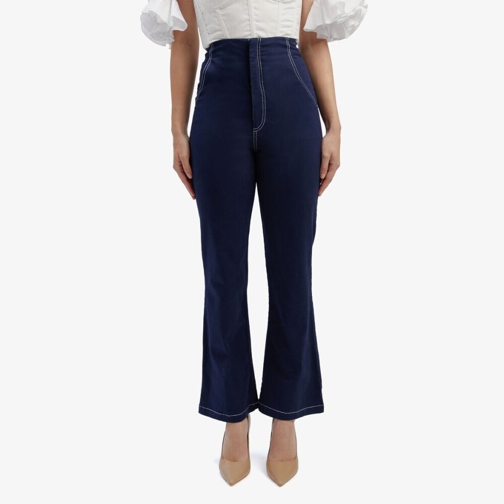 Bardot - Kamila High Waisted Pant - Navy